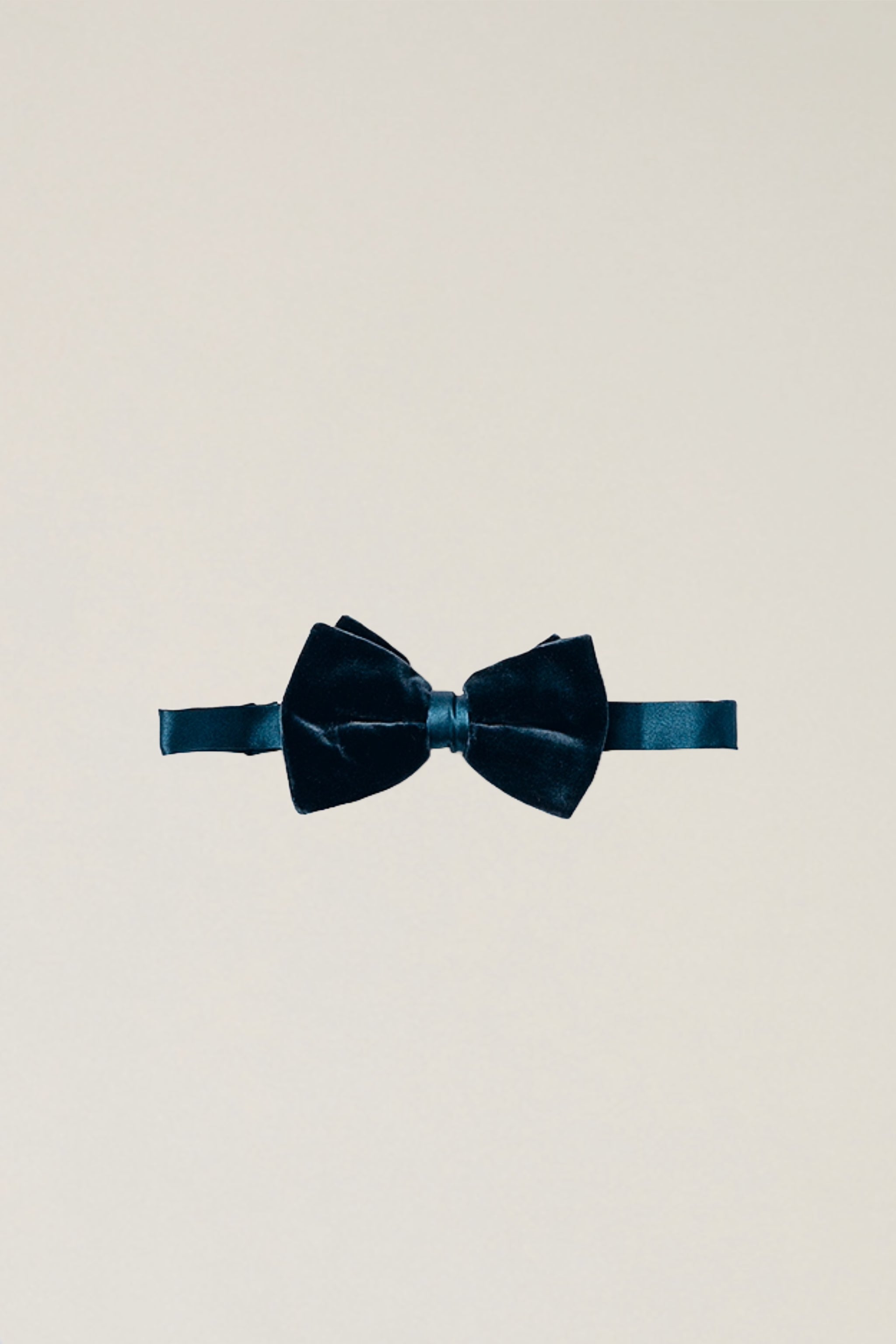 Black Self Tied Bow Tie