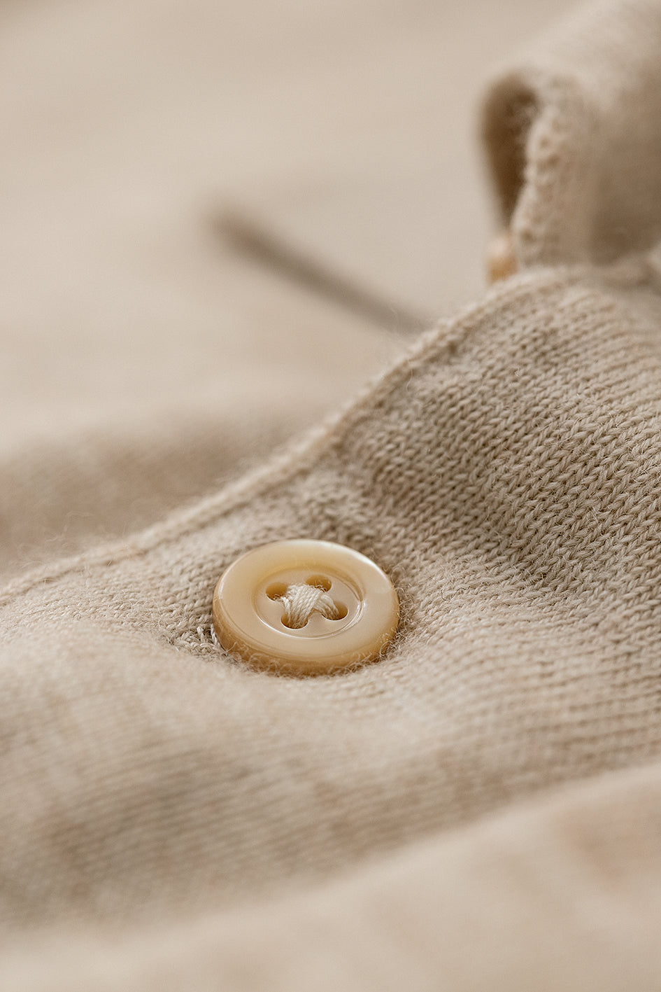 Cotton Cashmere Knit Polo