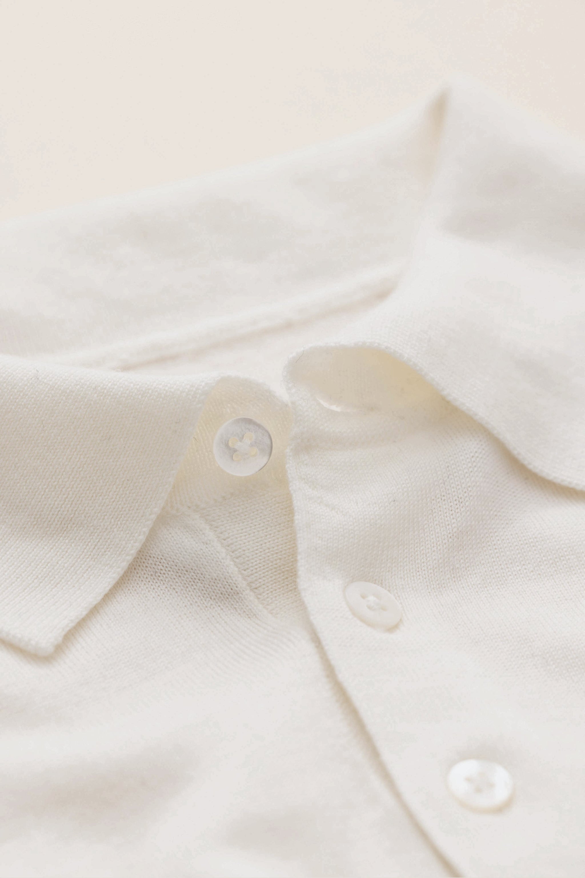 Cotton Cashmere Knit Polo