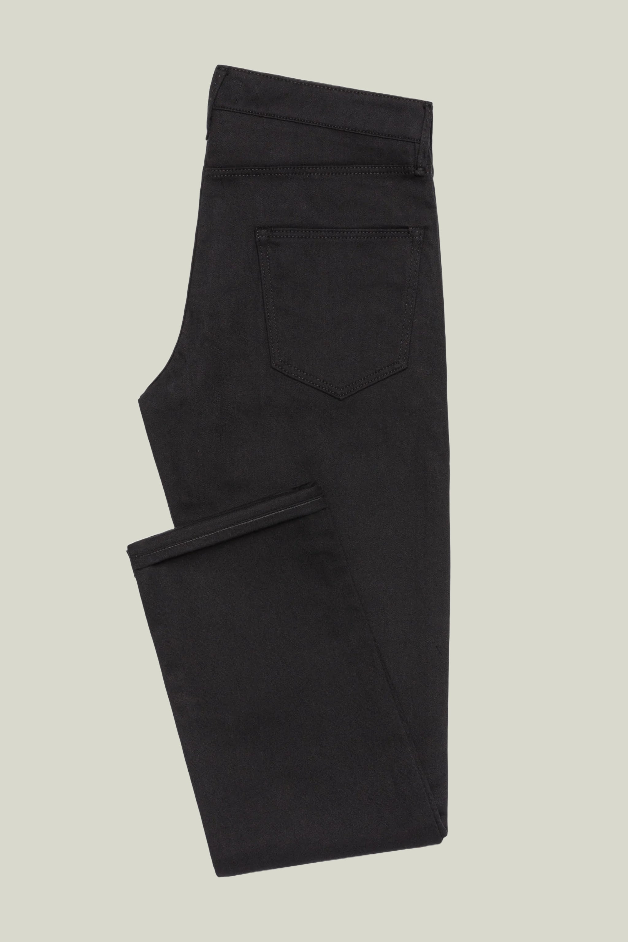 Black Five Pocket Pants custom tailored in Sydney Australia.