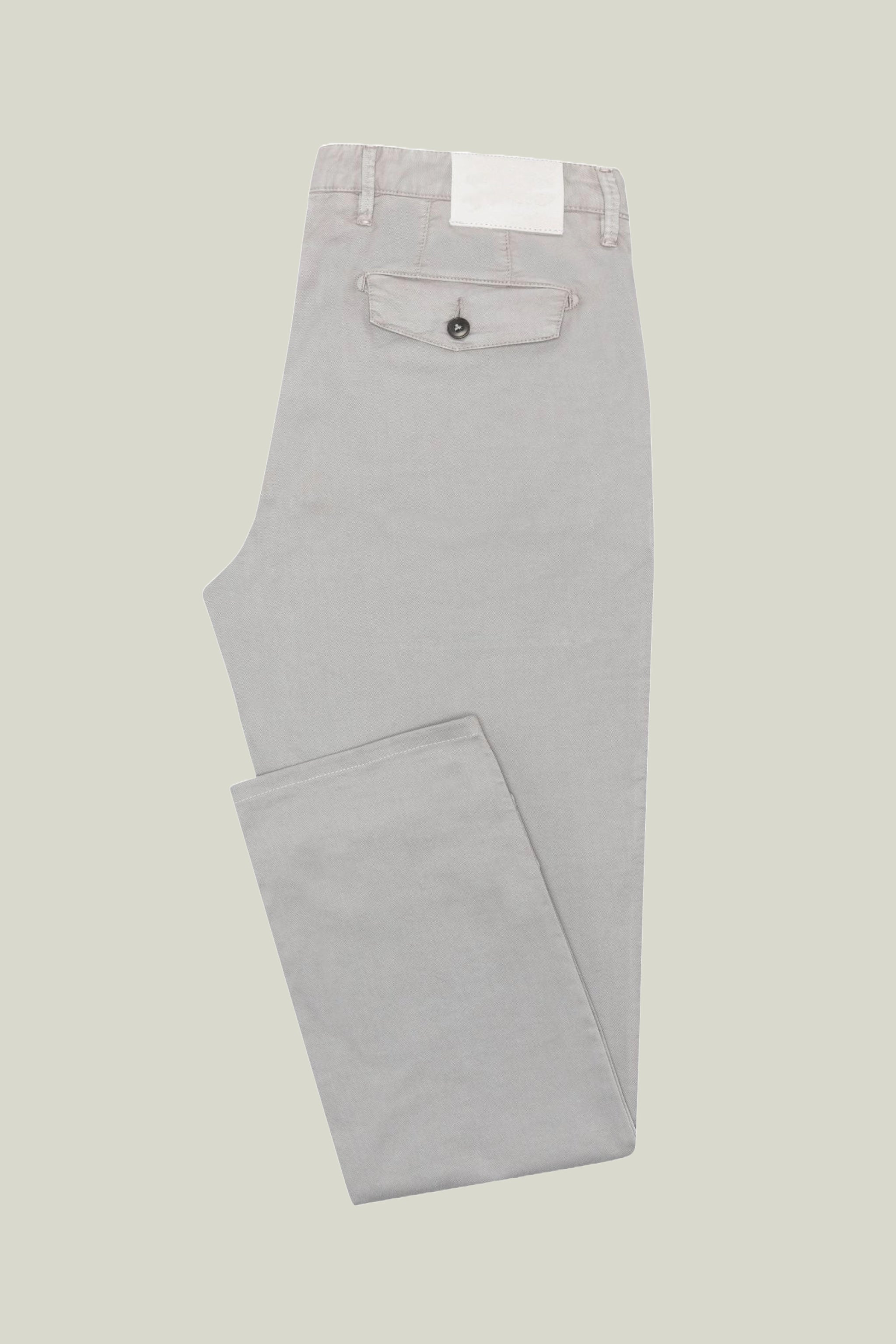 Light Gray Heavy Weight Chinos custom tailored in Sydney Australia.