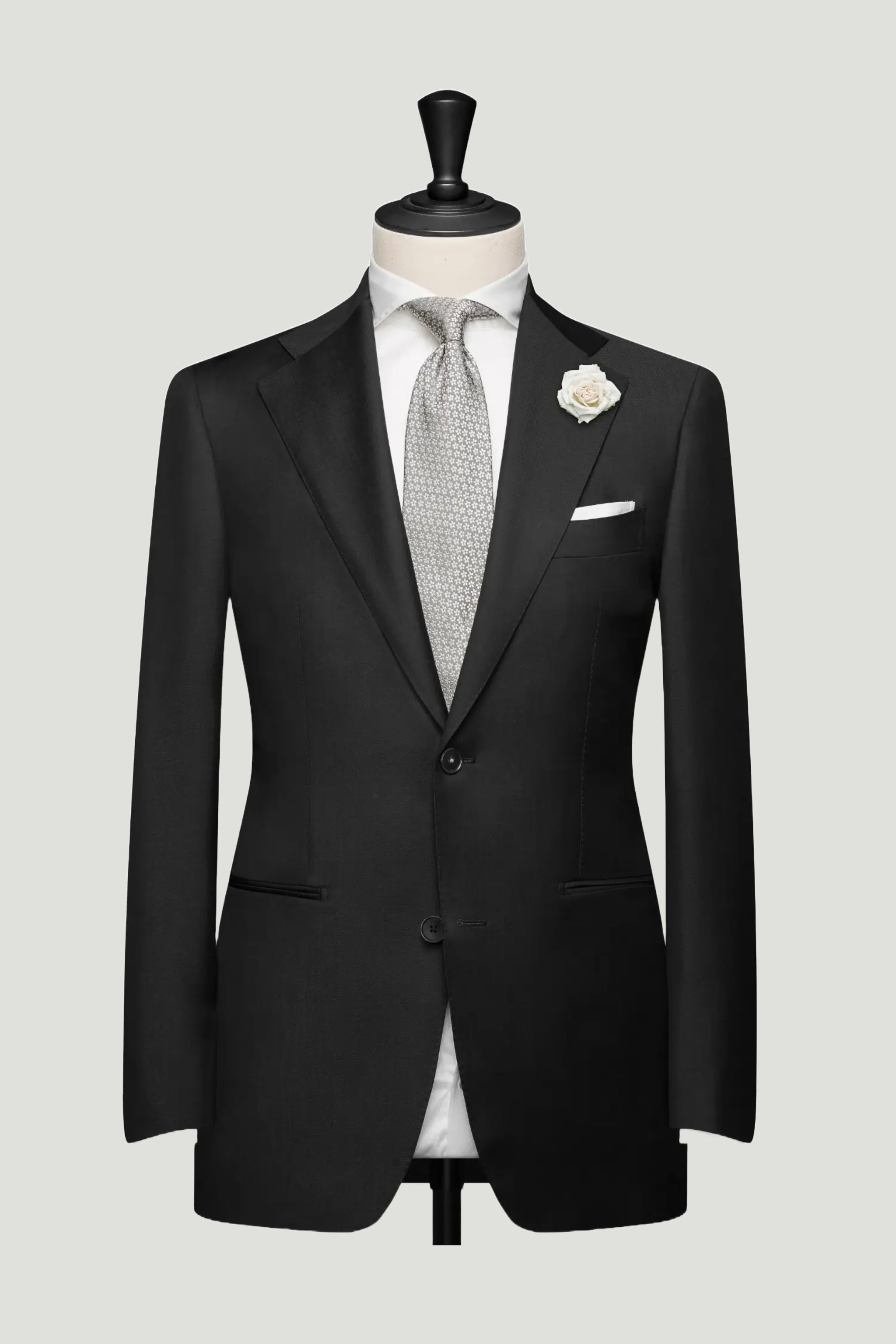 Anthracite Mohair Suit custom tailored in Sydney Australia.