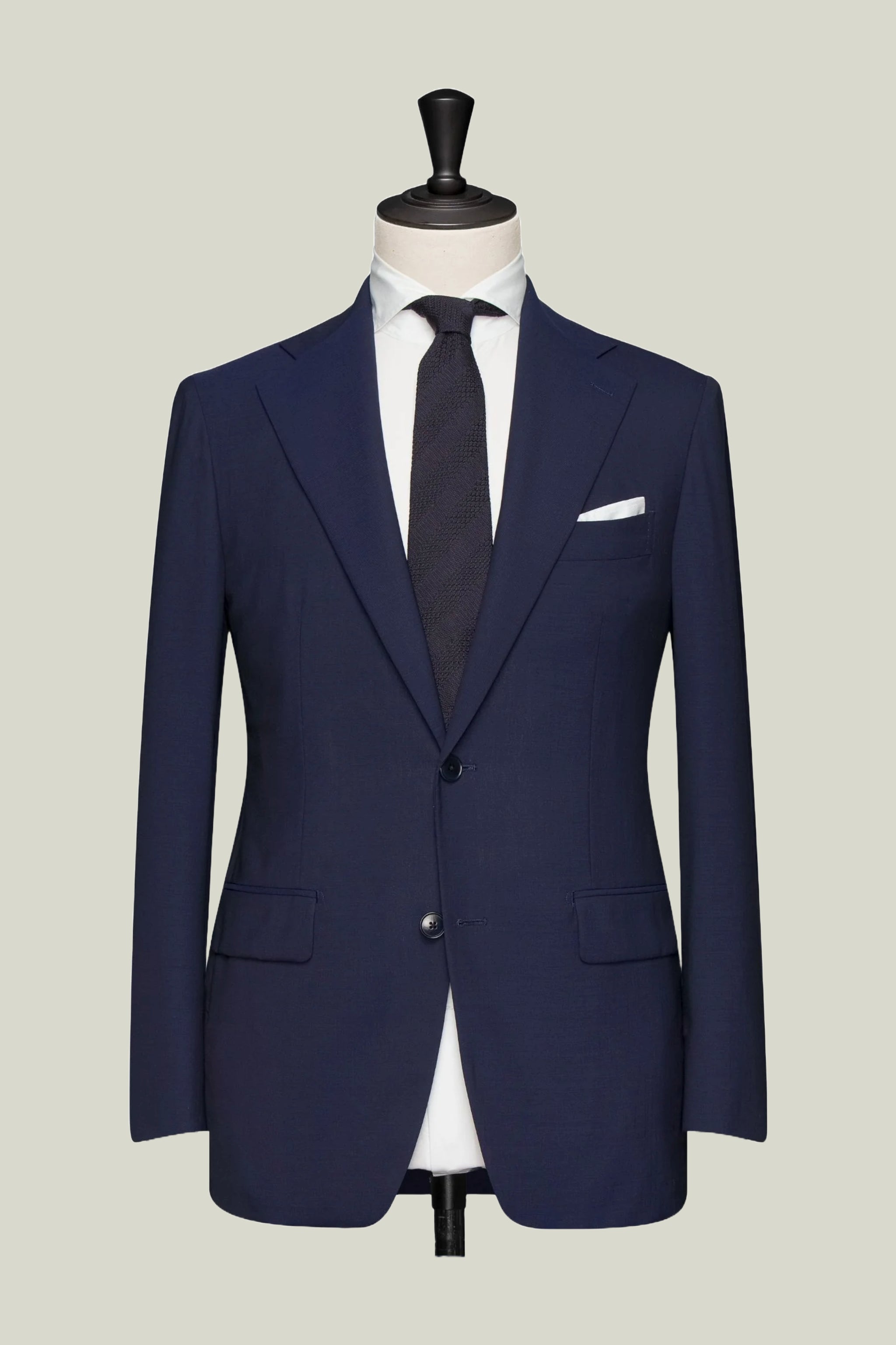 Neapolitan Blue Navy Suit custom tailored in Sydney Australia.