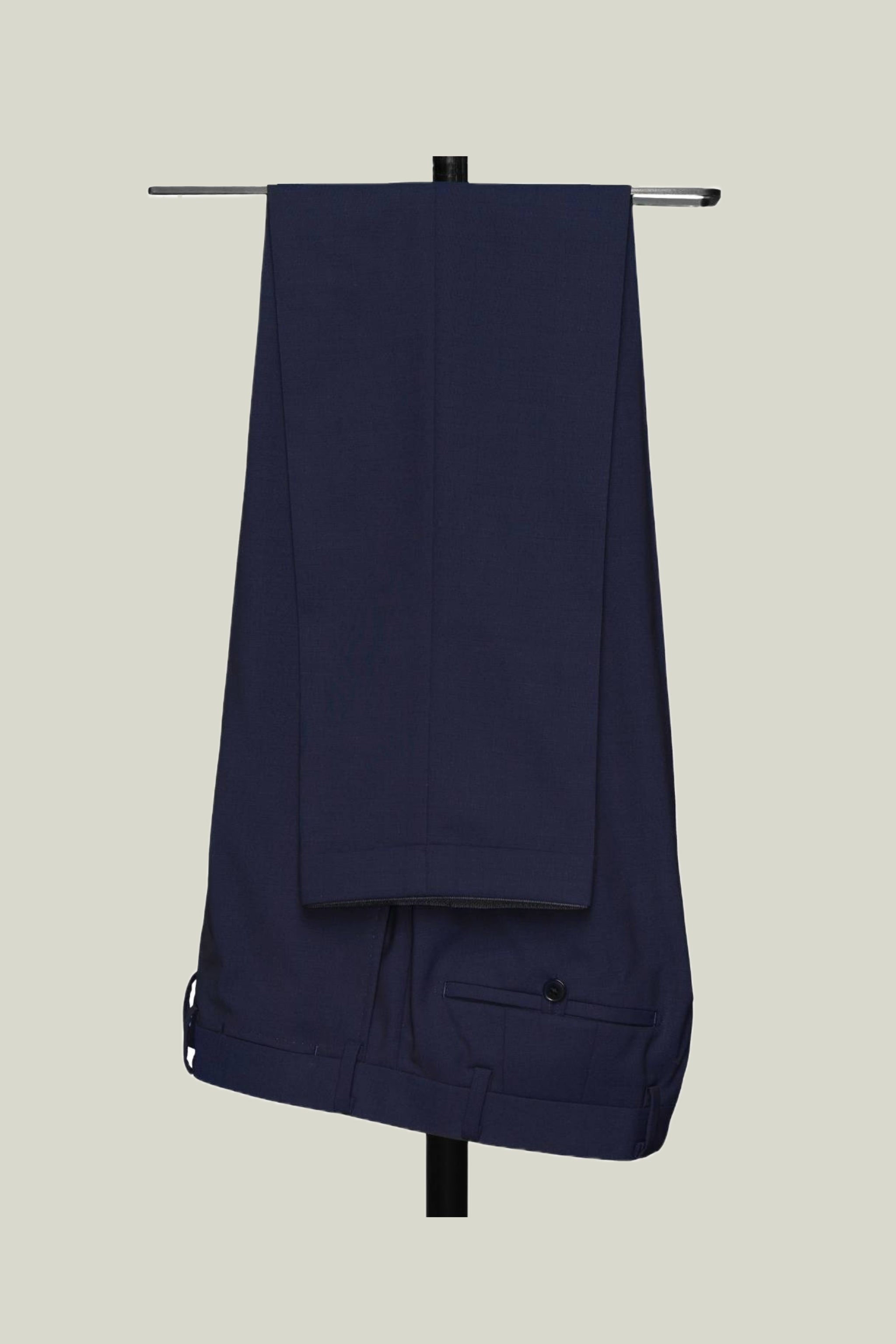 Neapolitan Blue Navy Suit trousers custom tailored in Sydney Australia.