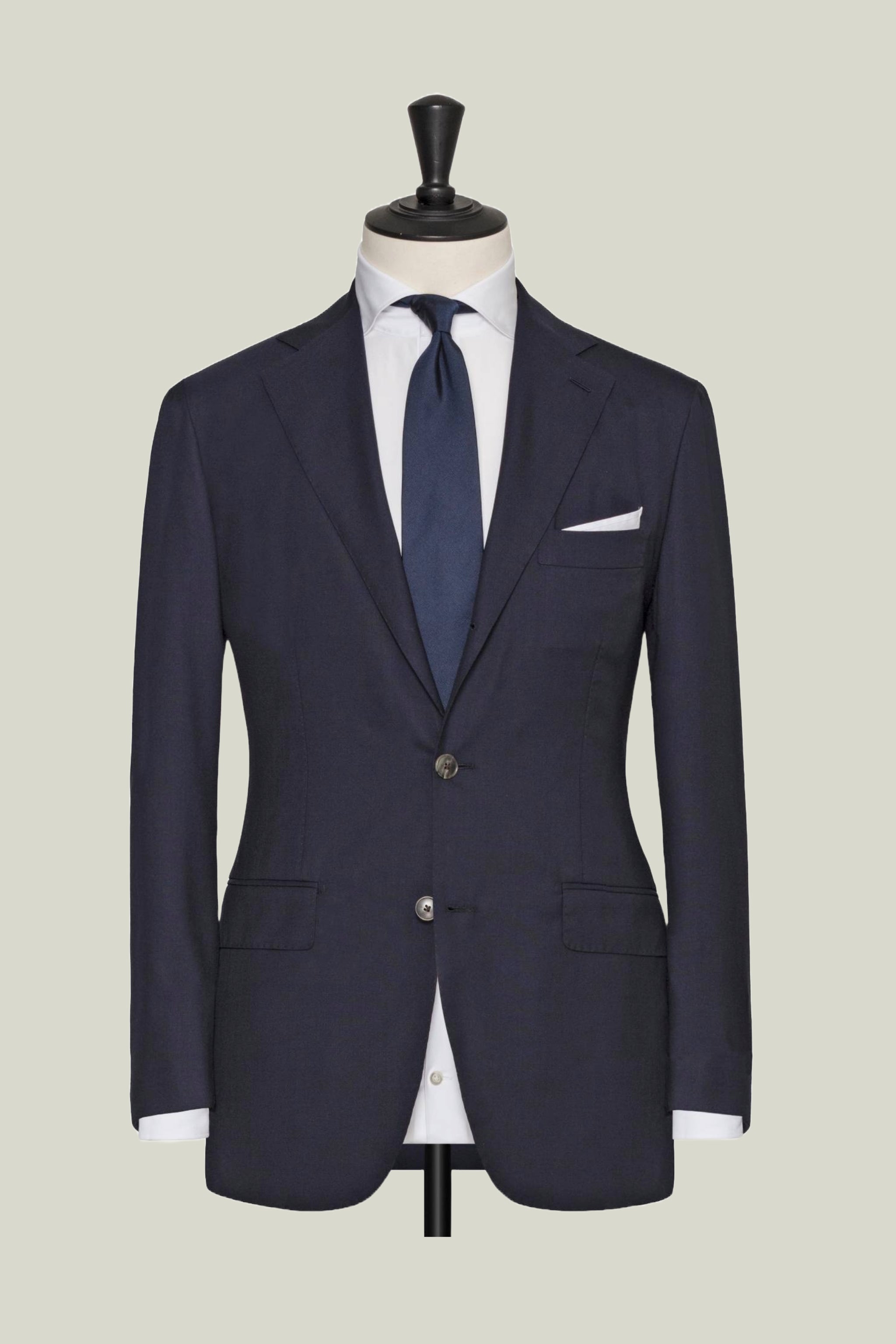 Navy Suit custom tailored in Sydney Australia.