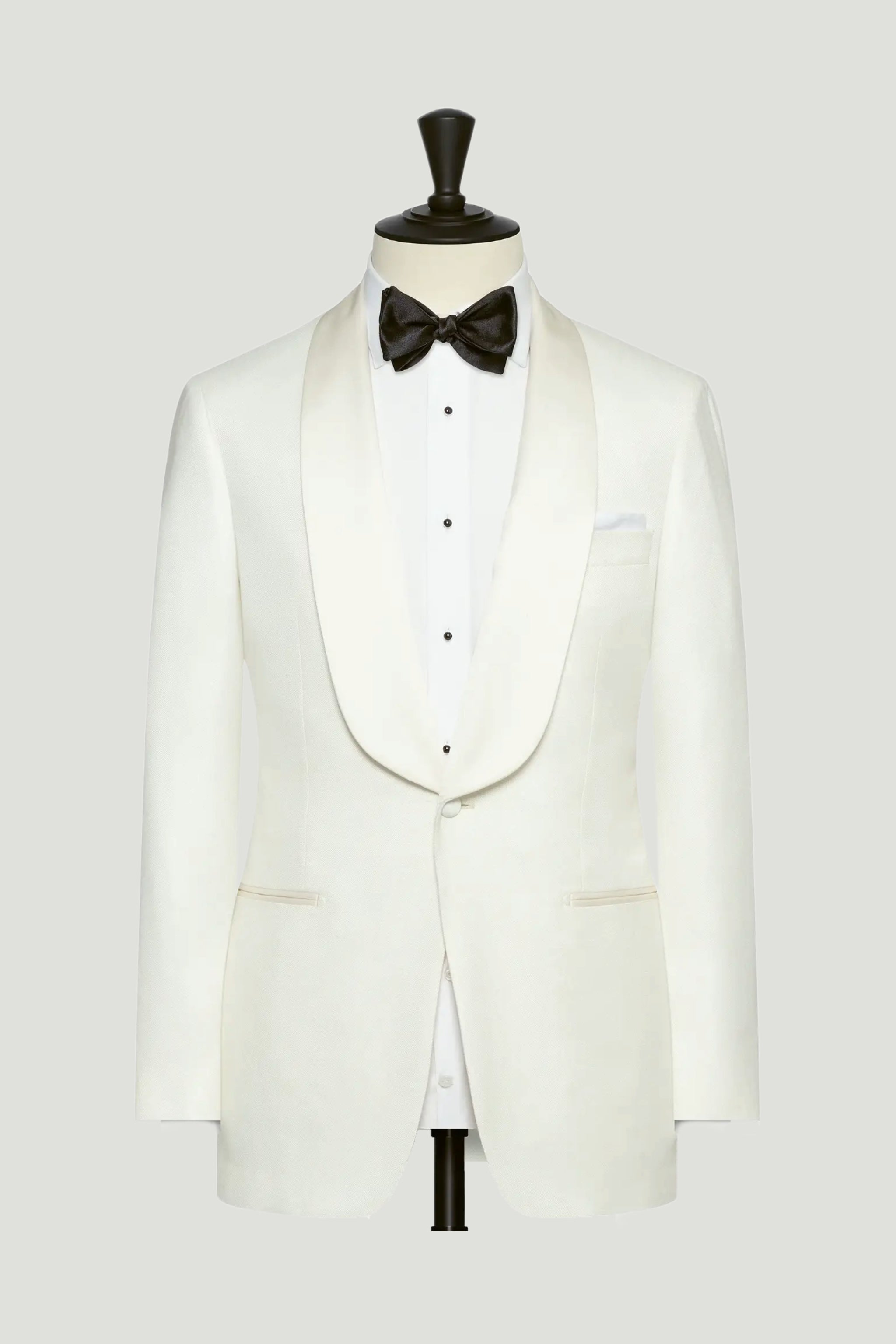 Off White Tuxedo Jacket custom tailored in Sydney Australia.