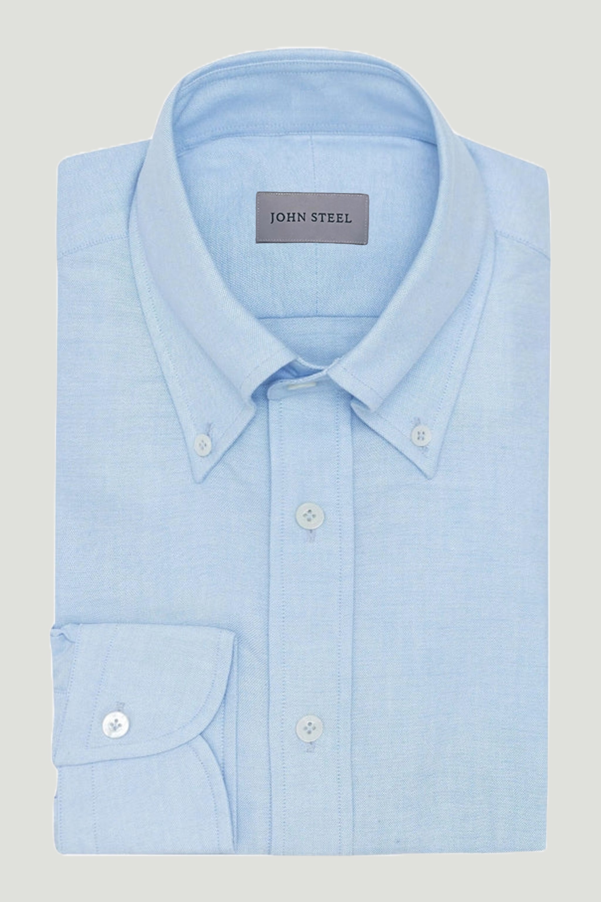 Light Blue Oxford Button Down Shirt custom tailored in Sydney Australia.