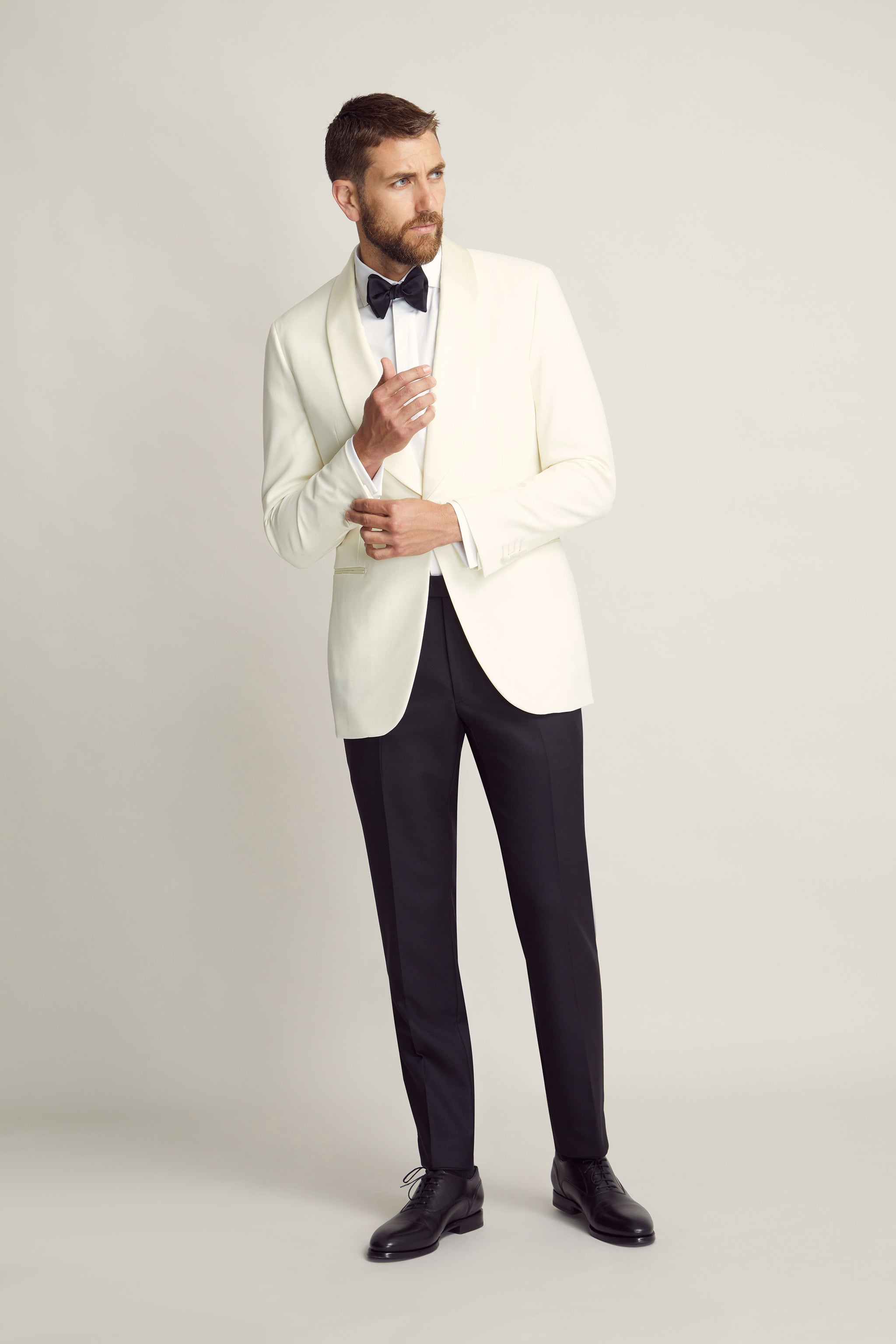 Off White Tuxedo Jacket